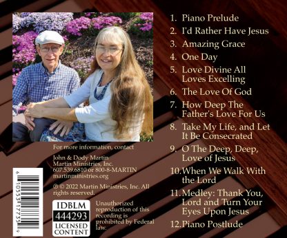 John and Dody - HYMNS CD - Image 2